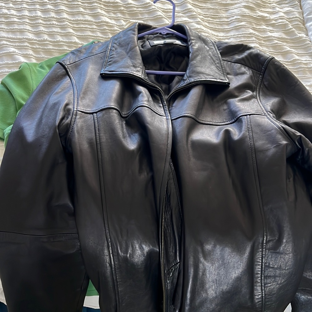 Leather jacket xl - Calvin Klein- Man